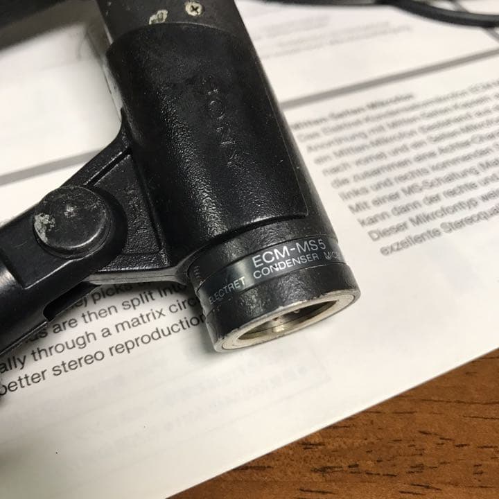 SONY ECM-MS5 コンデンサーステレオマイク