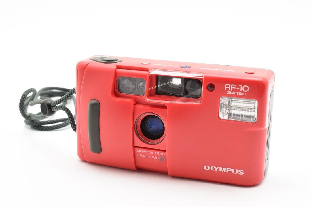 【完動品】Y-1391 稀少モデル OLYMPUS AF-10 レッド