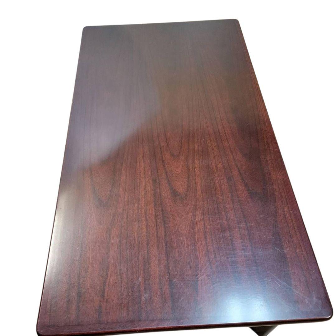 【希少】カリモク レトロ ローテーブル センターテーブル 机 木製 卓袱台 座卓