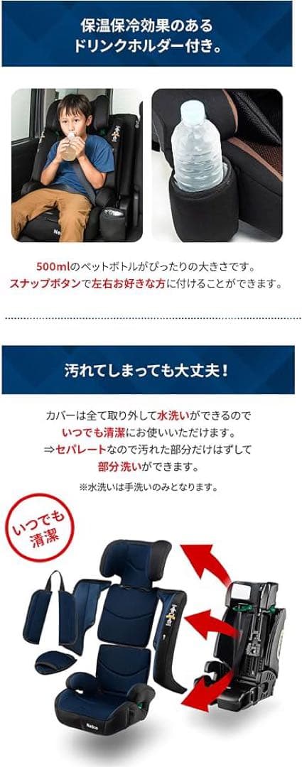 【新品未使用】ISOFIX チャイルドシート　15ヶ月〜12歳頃　R129適合