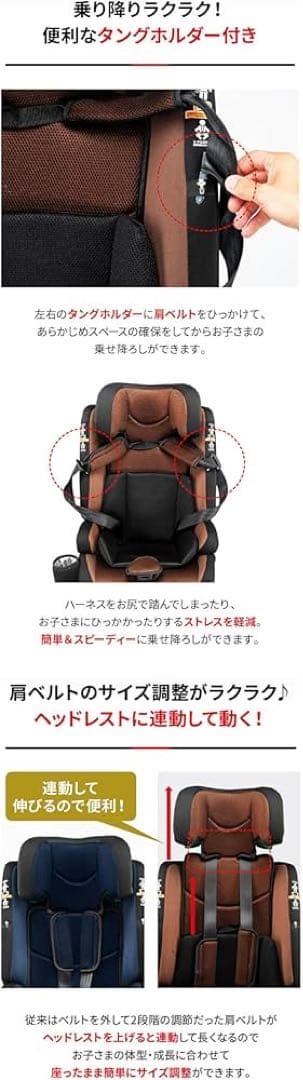 【新品未使用】ISOFIX チャイルドシート　15ヶ月〜12歳頃　R129適合