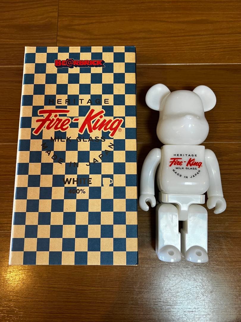 Fire-King BE@RBRICK 400% ベアブリック　ファイヤーキング
