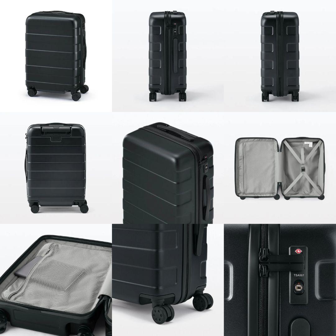 【新品】無印良品 バーを自由に調節できる ハードキャリーケース（36L）