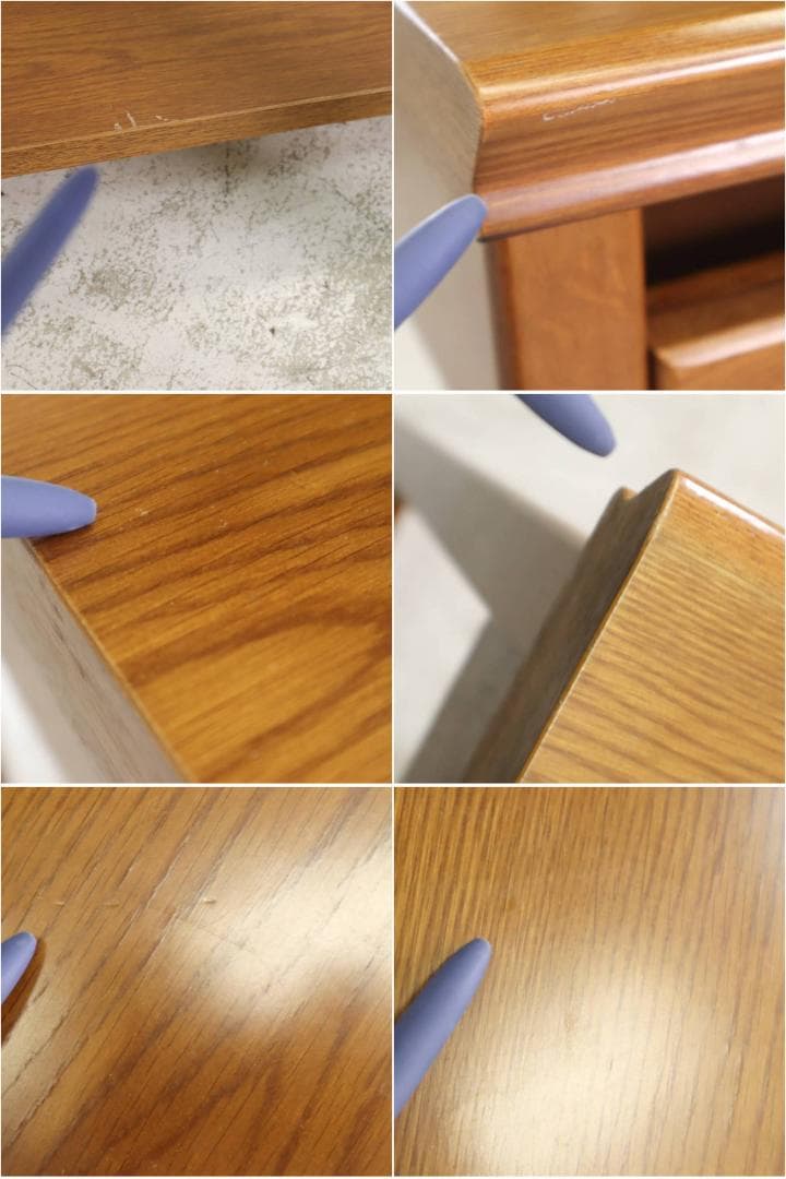 IDC大塚取扱 小島工芸 PC サイドデスク 幅60cm コンセント付き