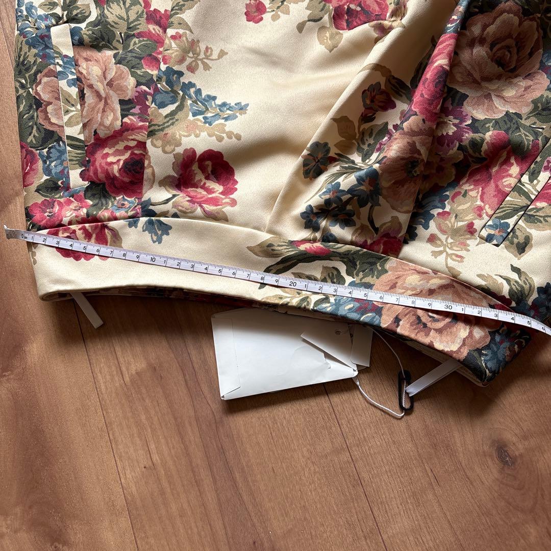 新品　エムズグレイシー サイズ40 花柄スカート