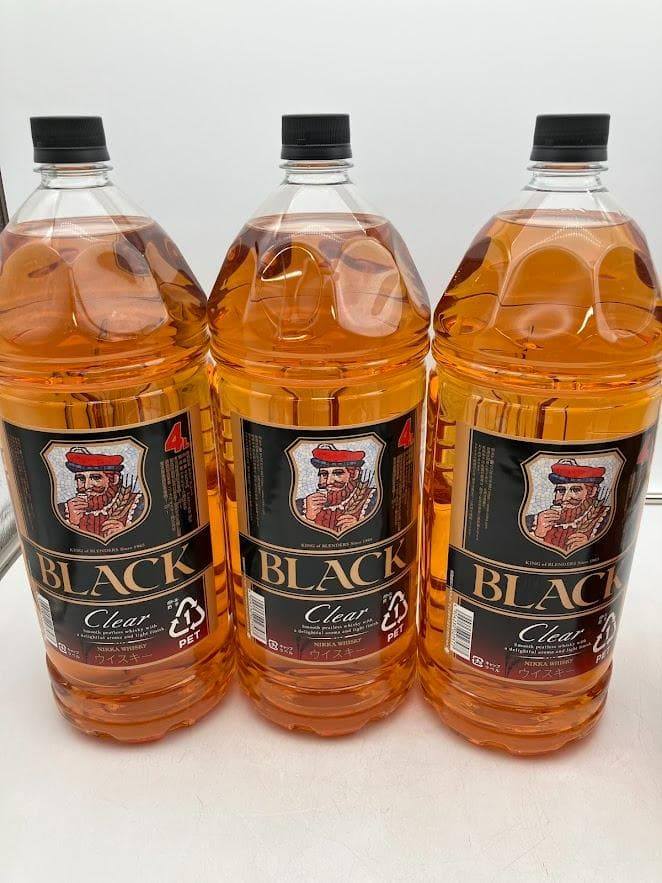 【新品・未開封】ブラックニッカ 4L 3本 トリス クラシック4L 1本 セット