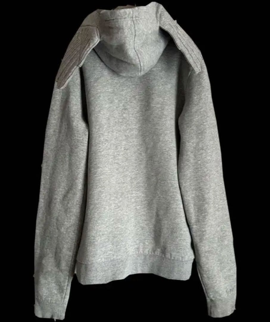 希少　adidas×JEREMY SCOTT ウィングパーカー S グレー