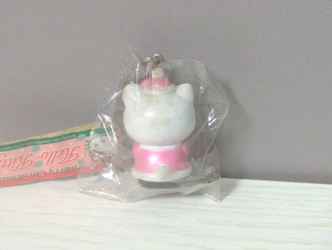 ハローキティ クリスマス 雪の結晶 キーリング キーホルダー 平成レトロ 当時物