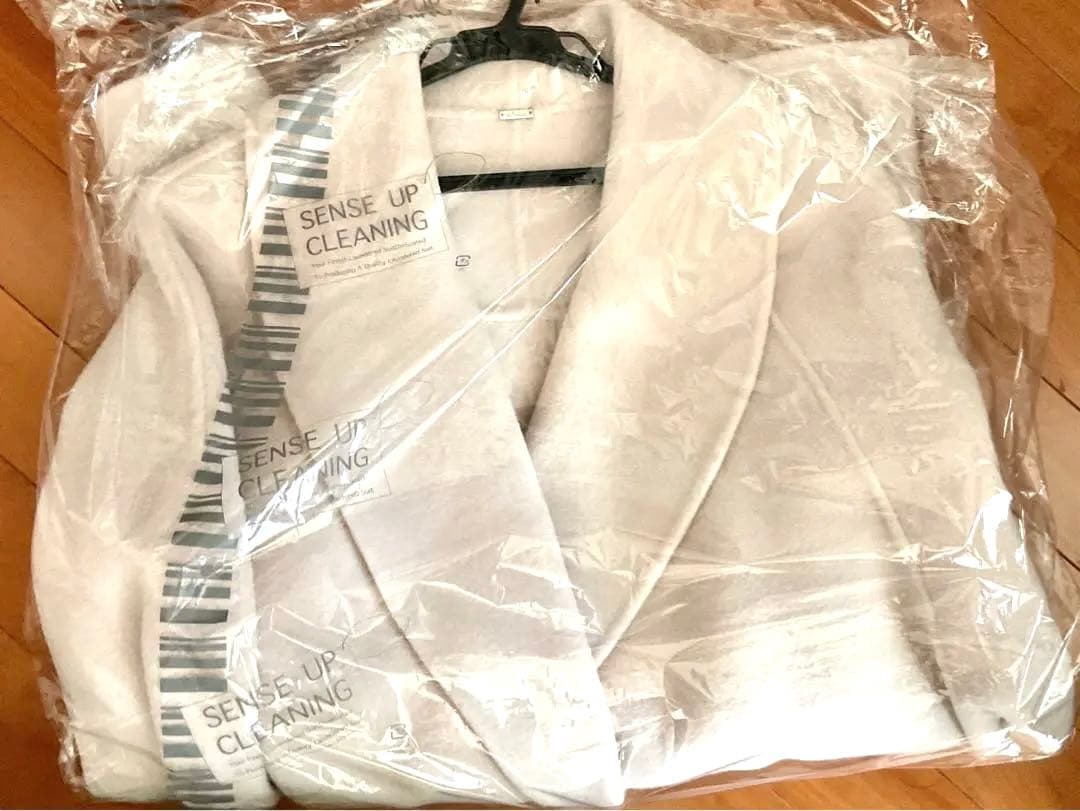 川口春奈着用 色違いMila Owen 接結ハーフ丈Aラインコート