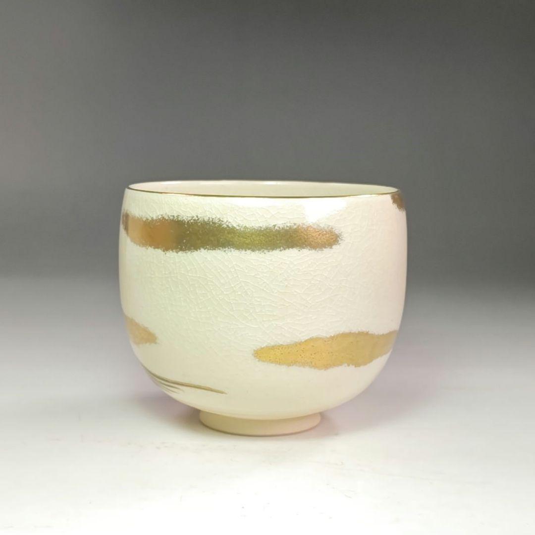 イ976 茶碗『清閑寺窯　杉田祥平造』『色絵干支酉画　茶碗　共箱』抹茶碗　茶道具