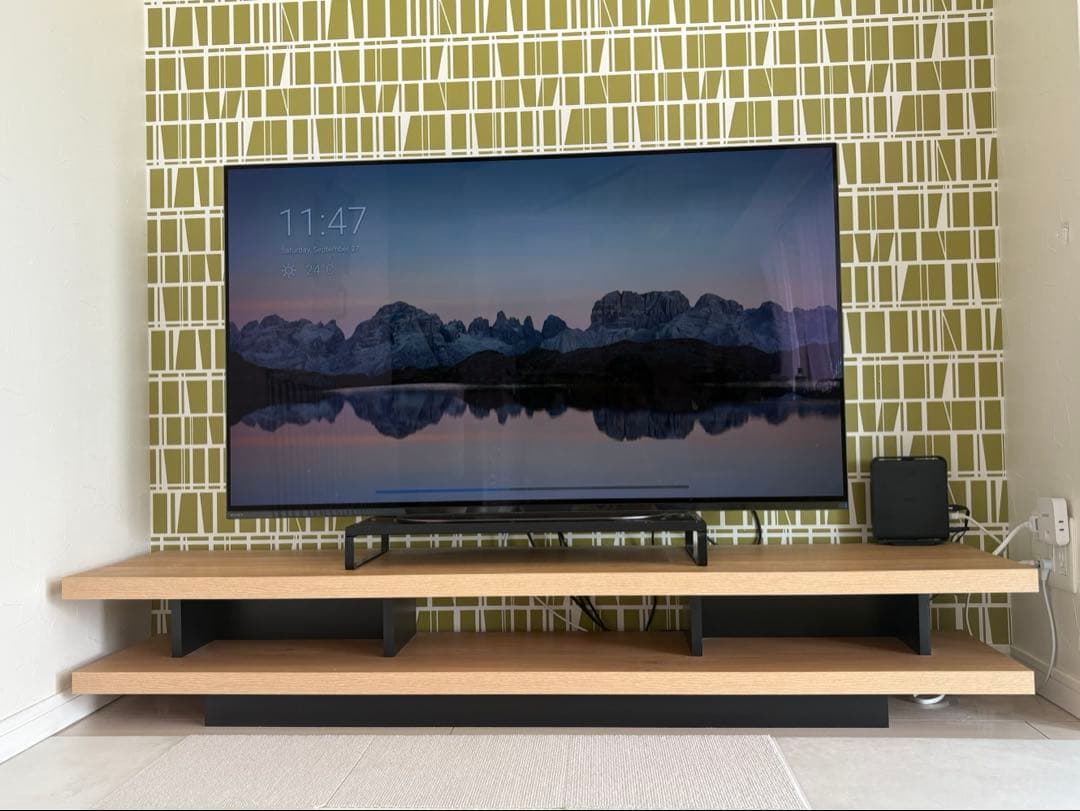すっきり見えにこだわったローテレビ台　150cm テレビボード|ベルメゾン