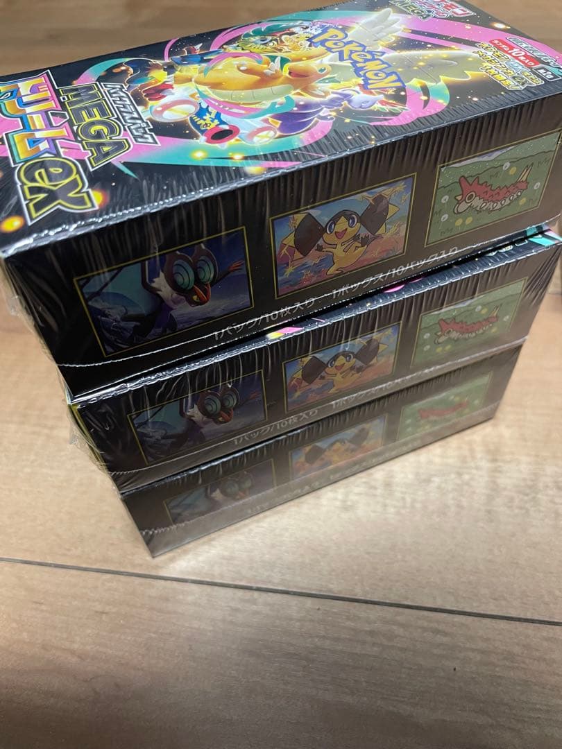 ポケモンカード MEGAドリームex シュリンク付3箱 無し3箱 計6箱セット