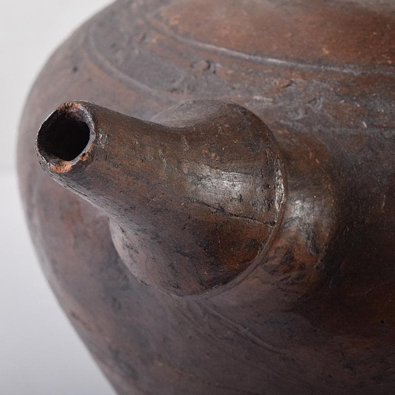 朝鮮美術　須恵器　新羅土器　水注瓶　C　R8666B