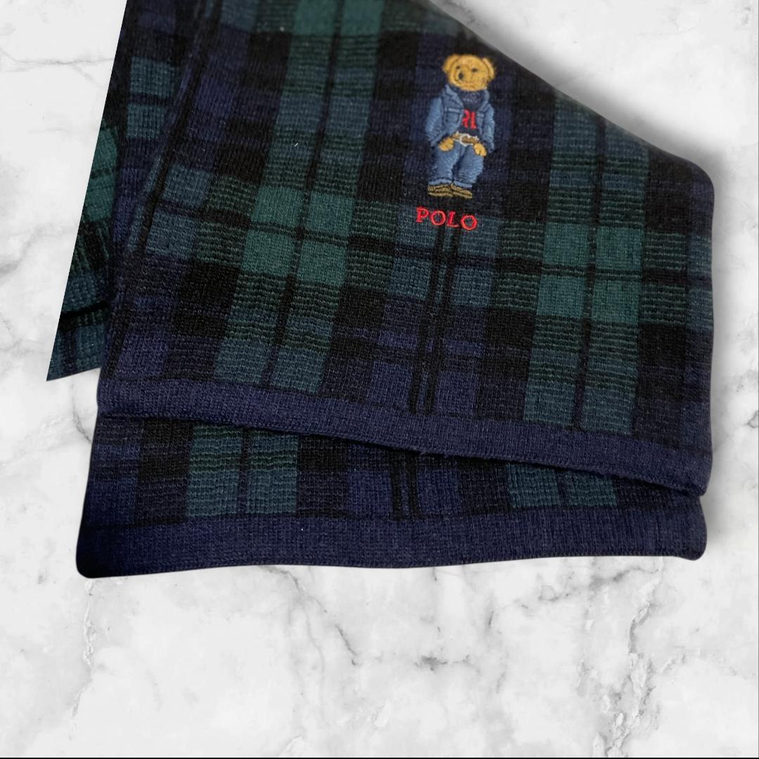 POLO RALPH LAUREN ポロベア マフラー 箱タグ付