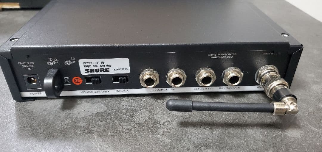 SHURE PSM300 ステレオパーソナルモニターシステム P3TJR-JB