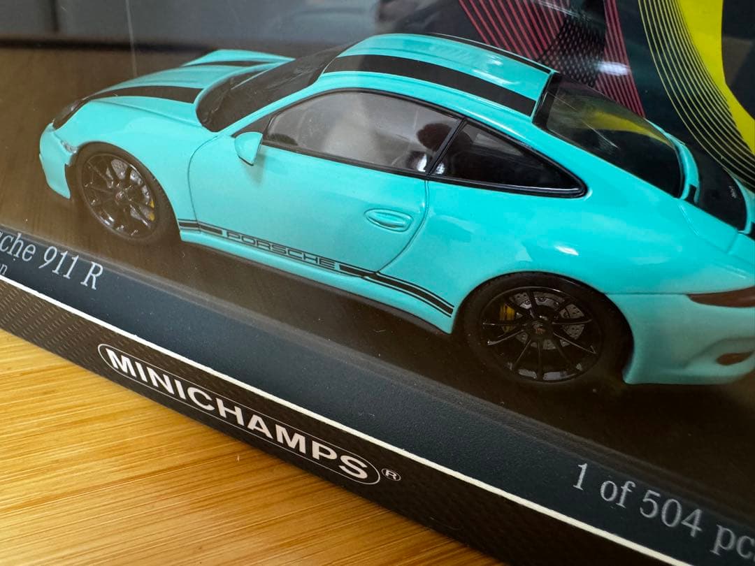 【MINICHAMPS】限定504台Porsche911 R Mintgreen