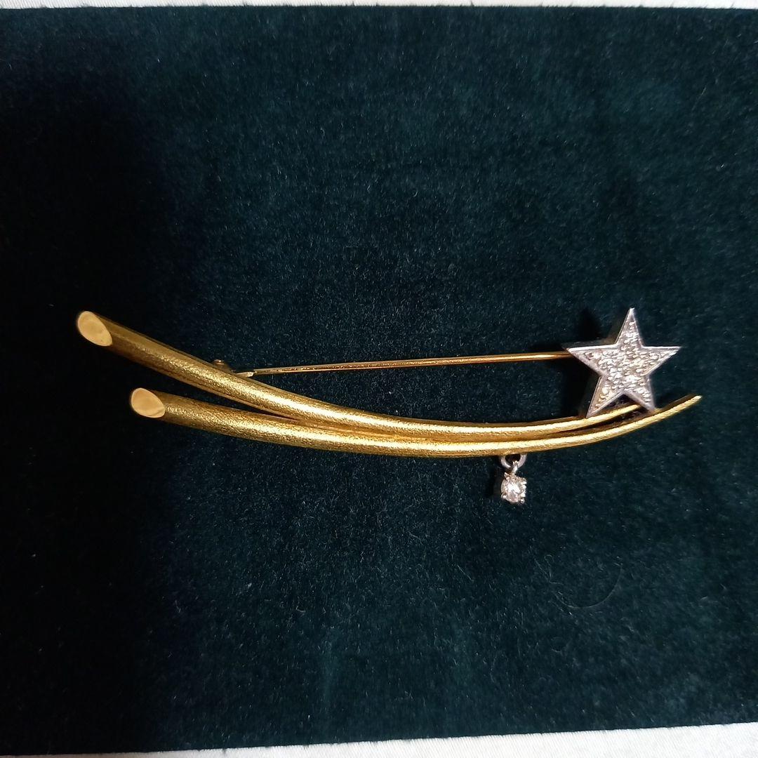 Xyraです ジュエリー　ブローチ　田宮千穂　K18 ダイヤ