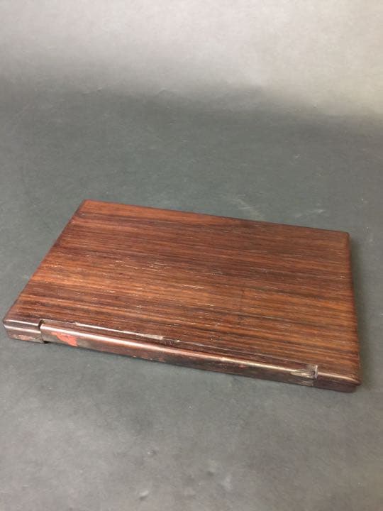 紫檀唐木 文房四寶 文具箱硯入れ 年代物