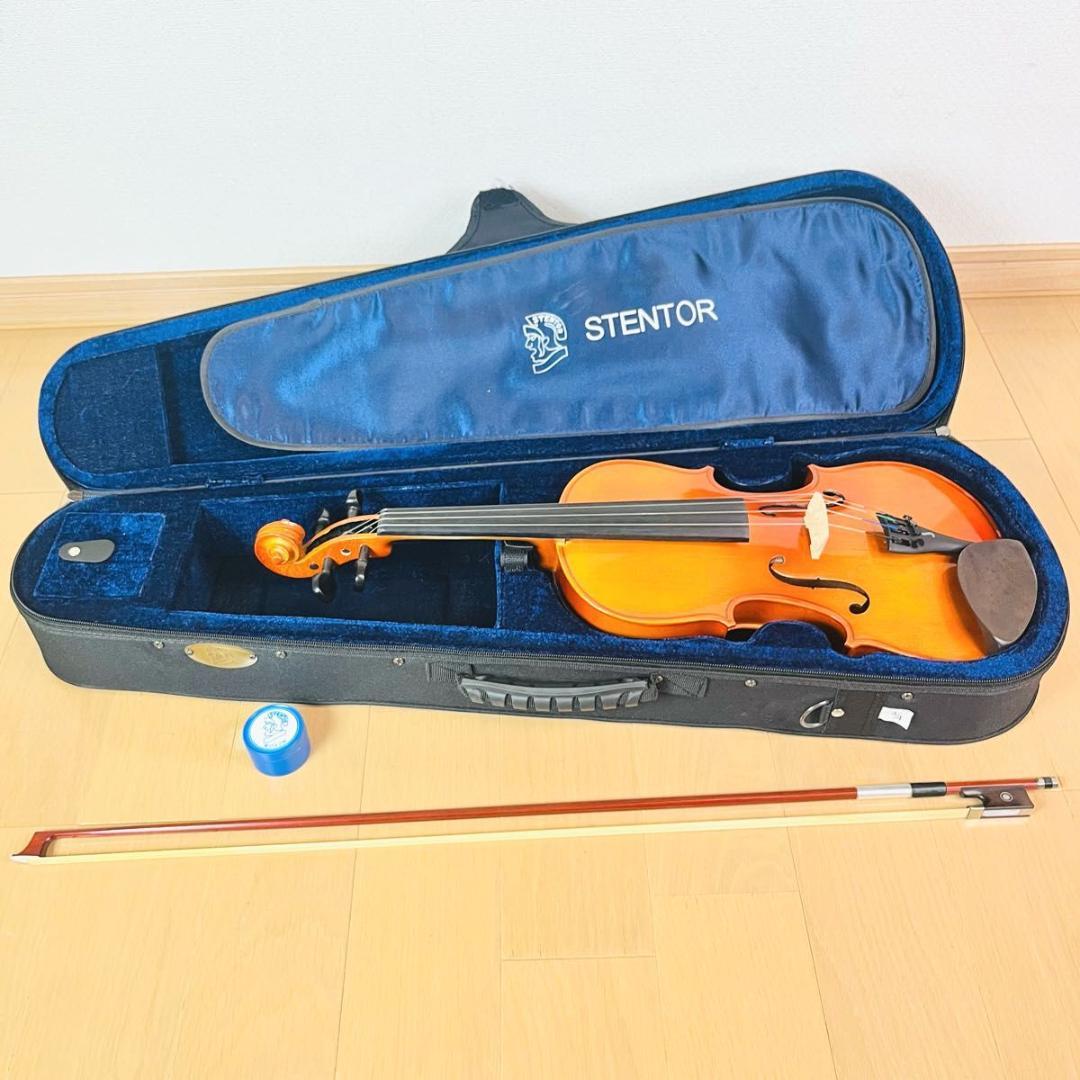 美品 STENTOR ステンター STUDENT Ⅱバイオリン 4/4 ケース付