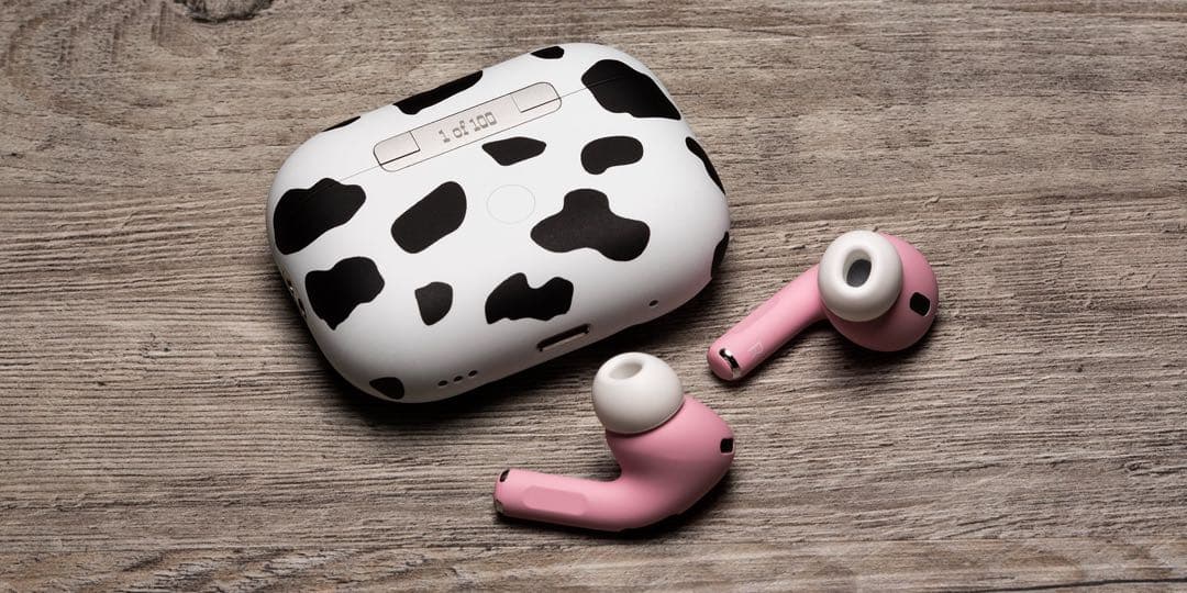 AirPods pro 第2世代 ColorWare塗装 ウシ模様