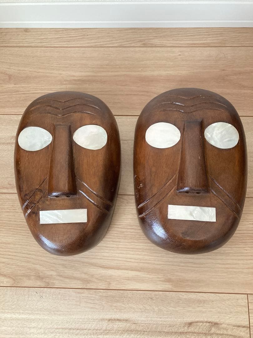 『超貴重』マヤの神の面　2個セット