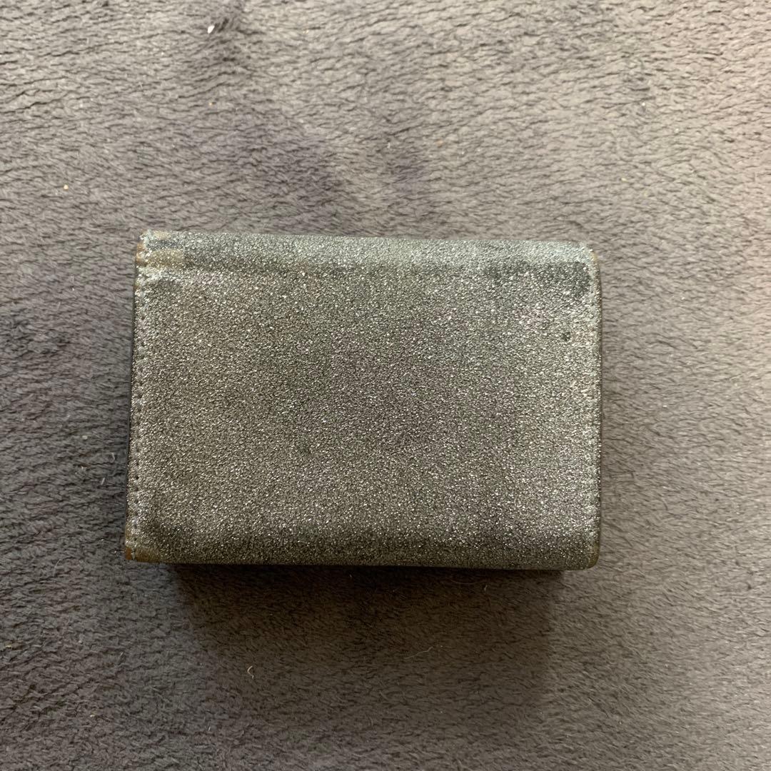 バレンシアガ　BALENCIAGA ラメ　グリッター　キラキラ　シルバー0708