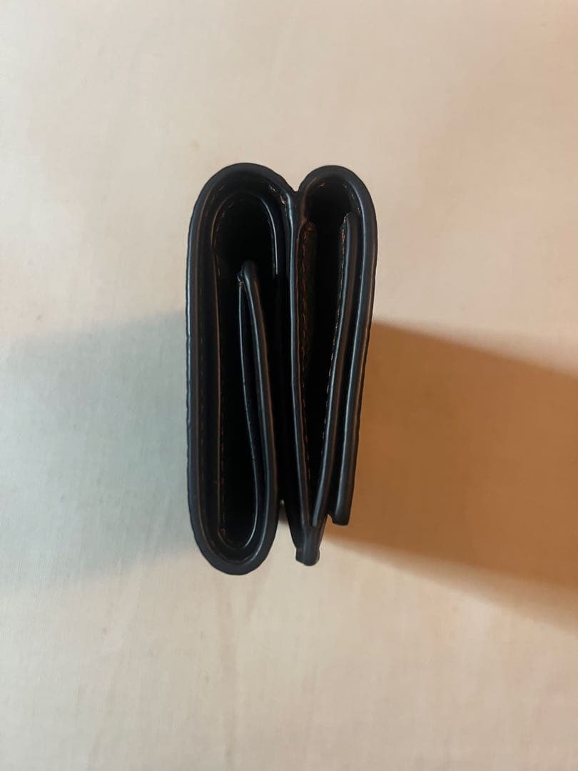 マルニ marni レザー製3つ折り財布 オリーブ グリーン ほぼ未使用 美品