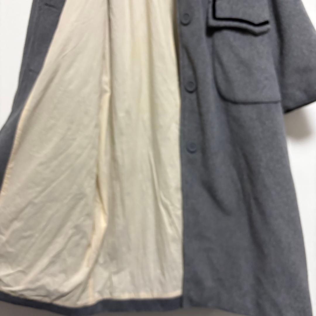 【タグ付き極美品】IMAKOKONI セーラー襟 コート グレー
