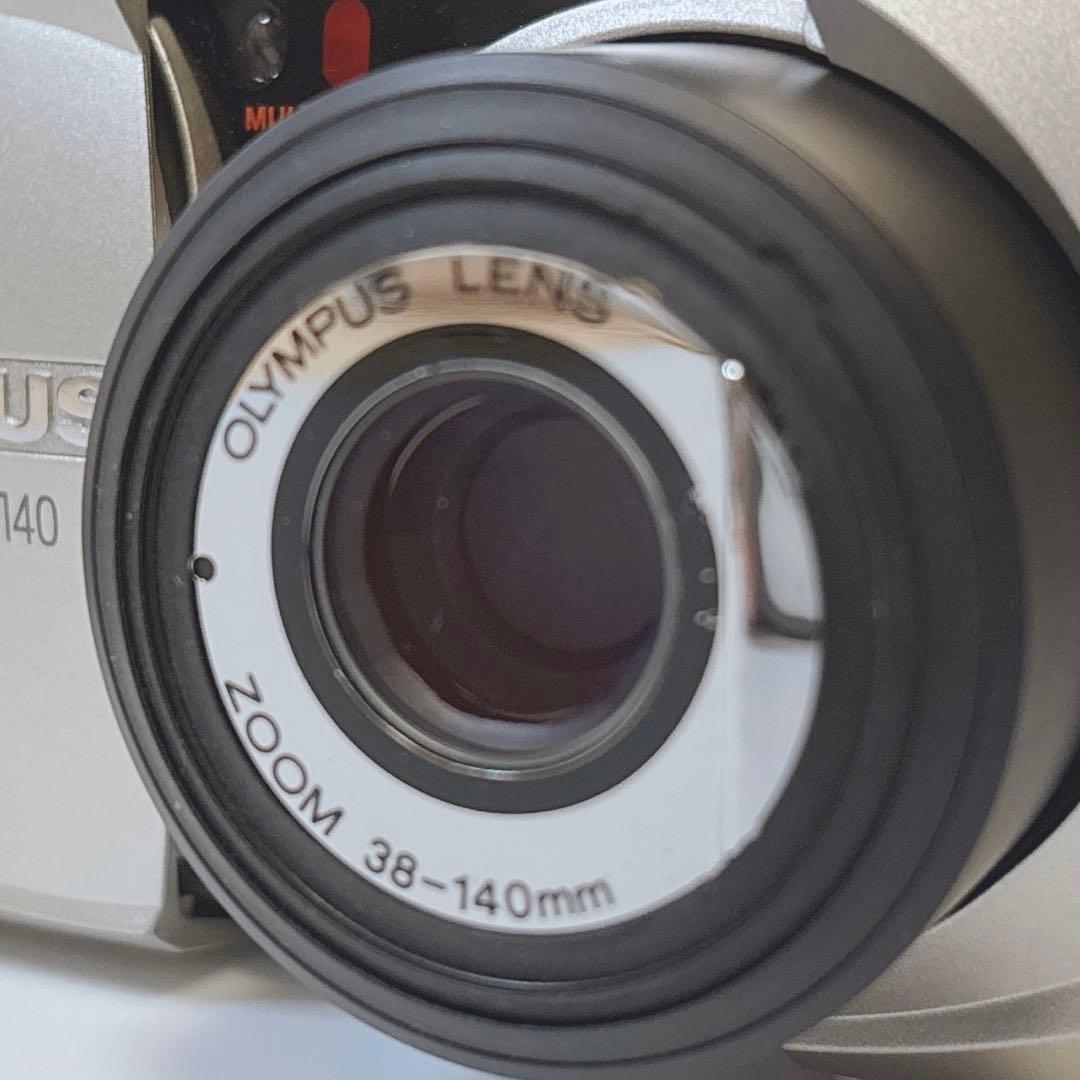 【美品 完動品】 OLYMPUS μ ZOOM 140 ケース リモコン 取説