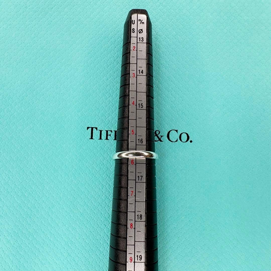 【美品】約11号 ティファニー Tiffanyオープンウェーブリング SV925