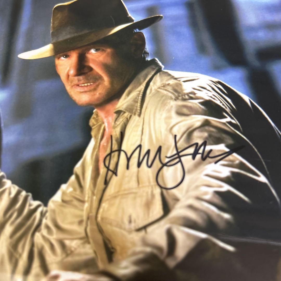 ハリソン・フォード 直筆サイン入りフォト 映画　インディ・ジョーンズ ハリウッド