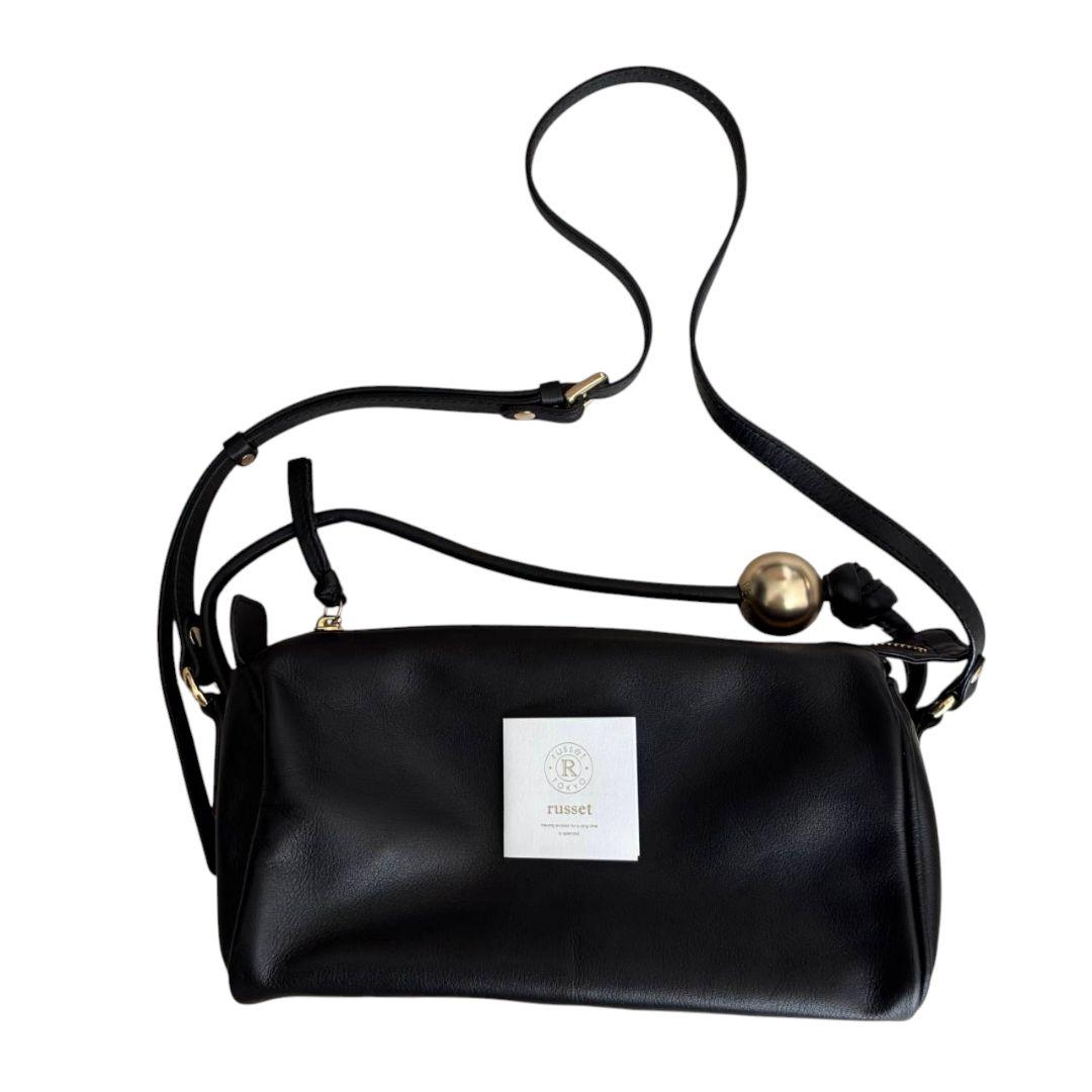 美品✨️BEARDSLEY×russet 2way レザーバッグ ブラック 本革