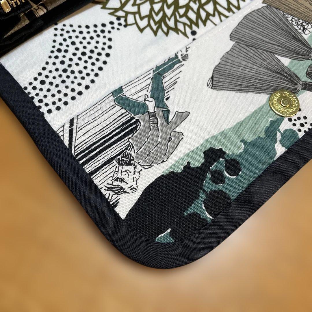 長財布　やりくり財布　ハンドメイド　レア廃盤生地