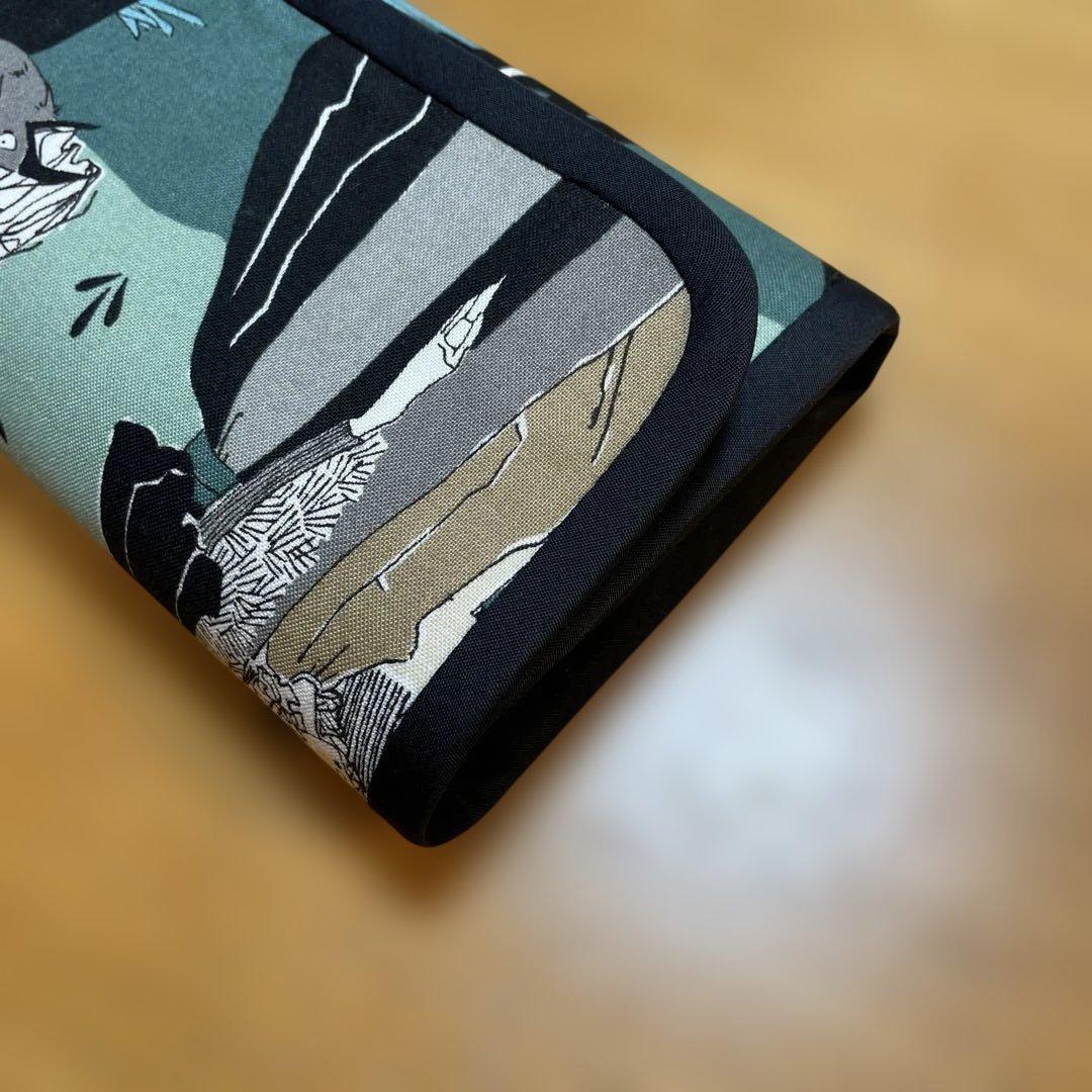 長財布　やりくり財布　ハンドメイド　レア廃盤生地