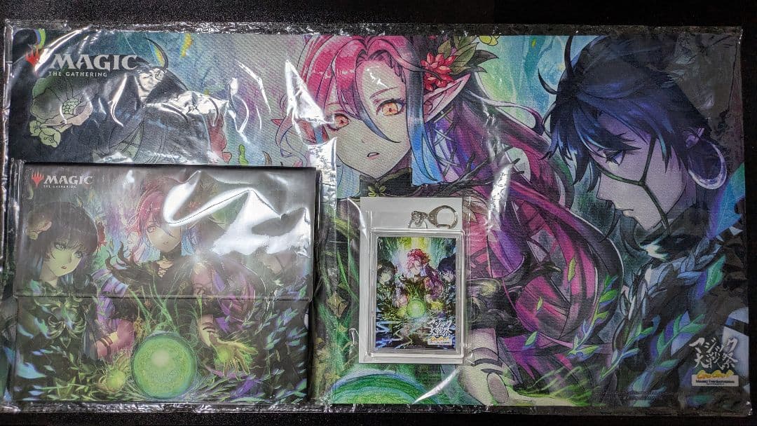 MTG　マジック大戦祭　ラノワールのエルフ　プレイマット　セット