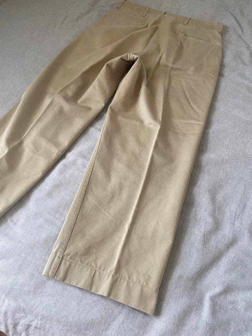 50s サイドダブルステッチ U.S ARMY M-45 カーキ チノパン