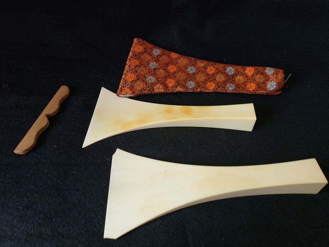 三味線バチ1本　天然素材