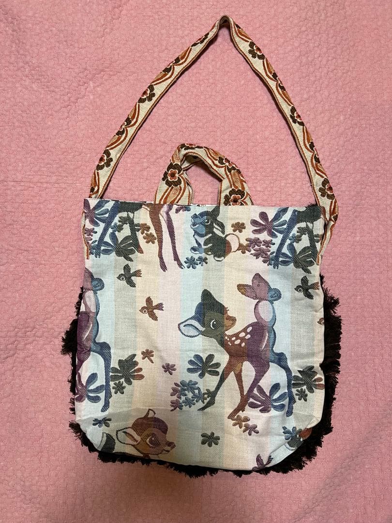 あちゃちゅむ×Disney バンビ　リバーシブル　バック