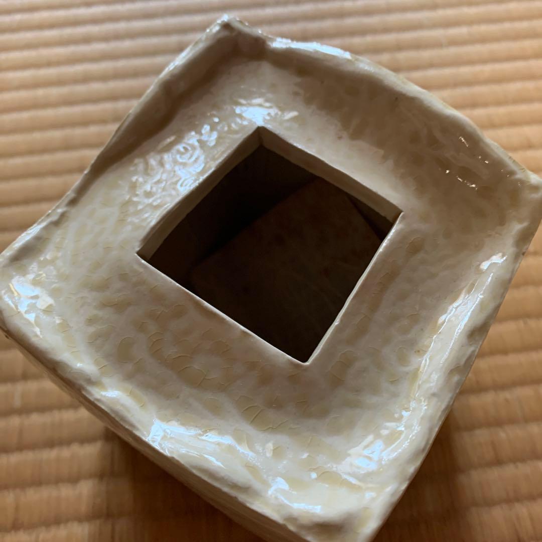 鈴木治　花入　共箱