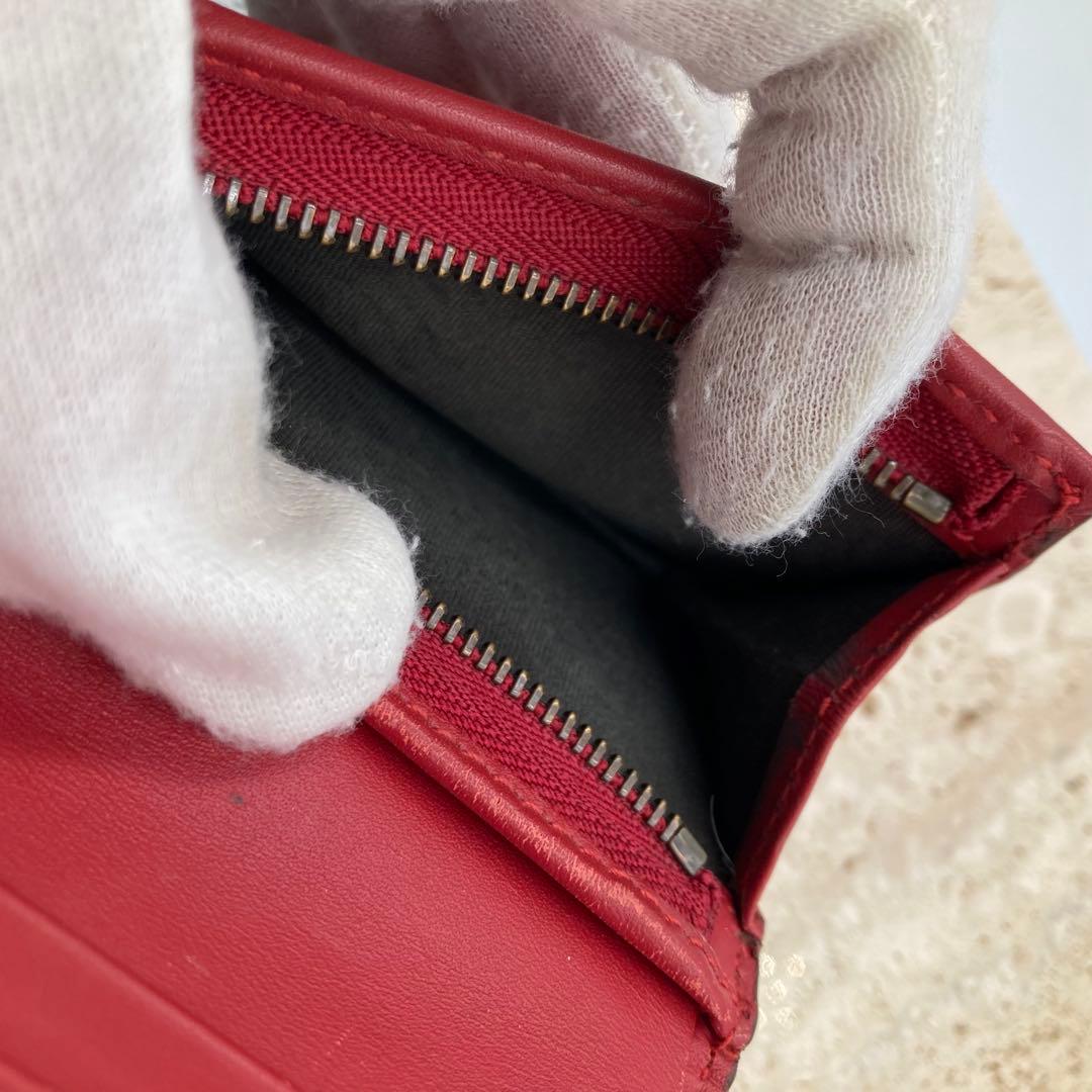 GUCCI グッチ　折り財布　さくらんぼ　pvc 6A