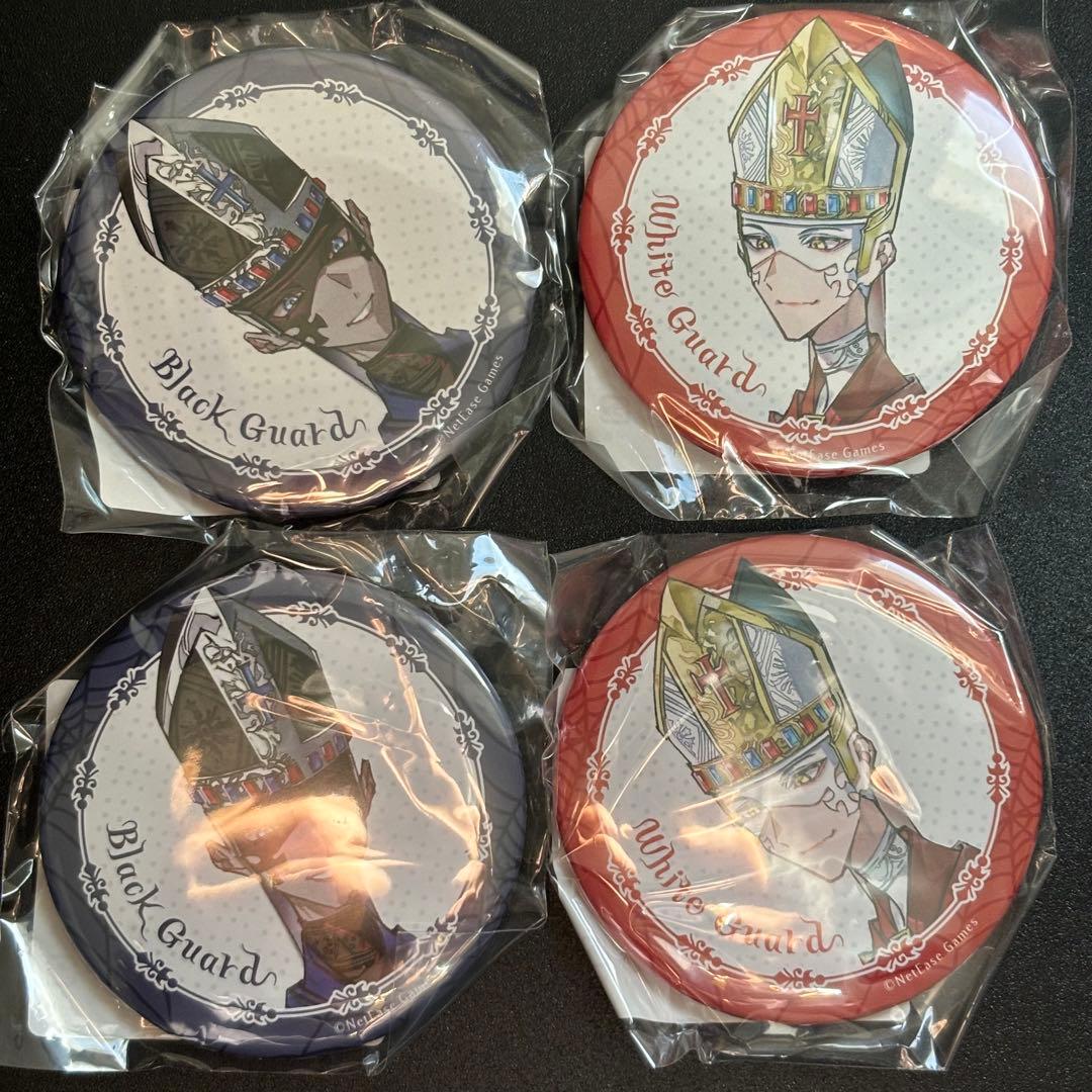 第五人格　スイパラ　ハロウィン　缶バッジ　白黒無常