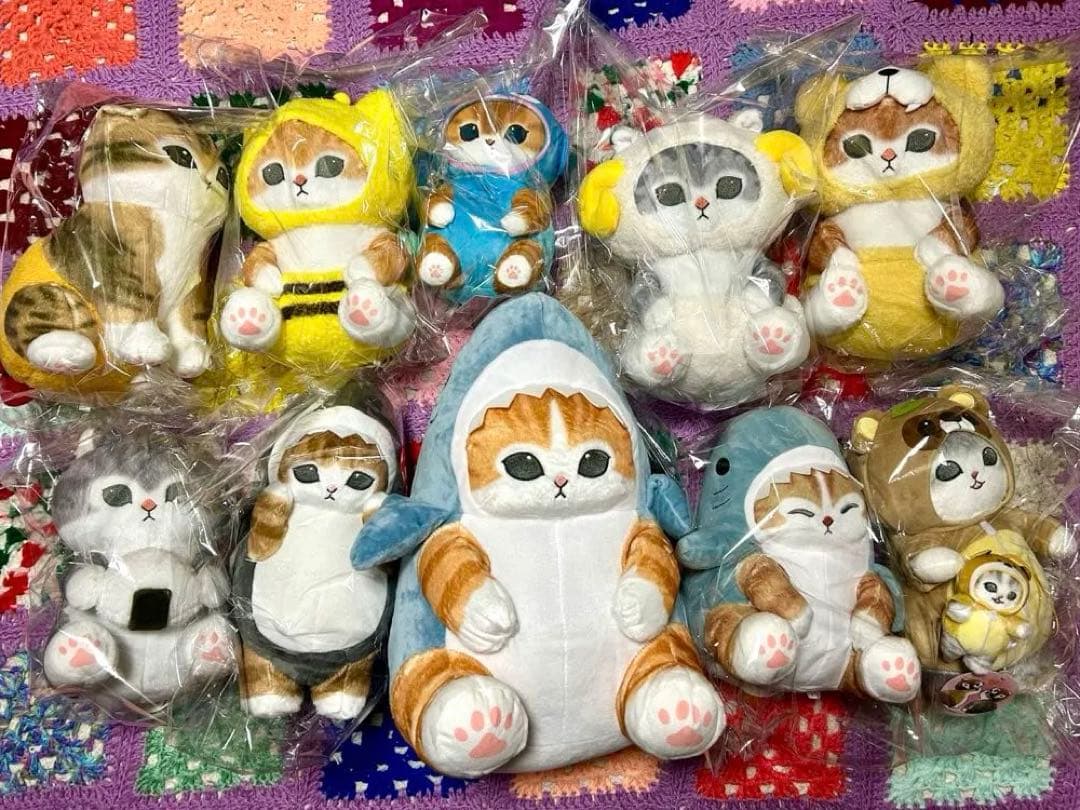 mofusand モフサンド プライズ　ぬいぐるみ　11体＋フィギュア まとめ売