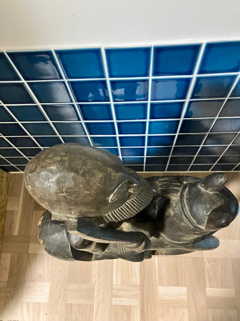 マリ　ドゴン族　木製オブジェ馬