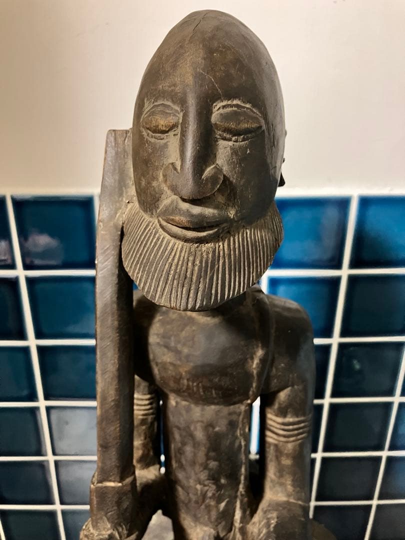 マリ　ドゴン族　木製オブジェ馬