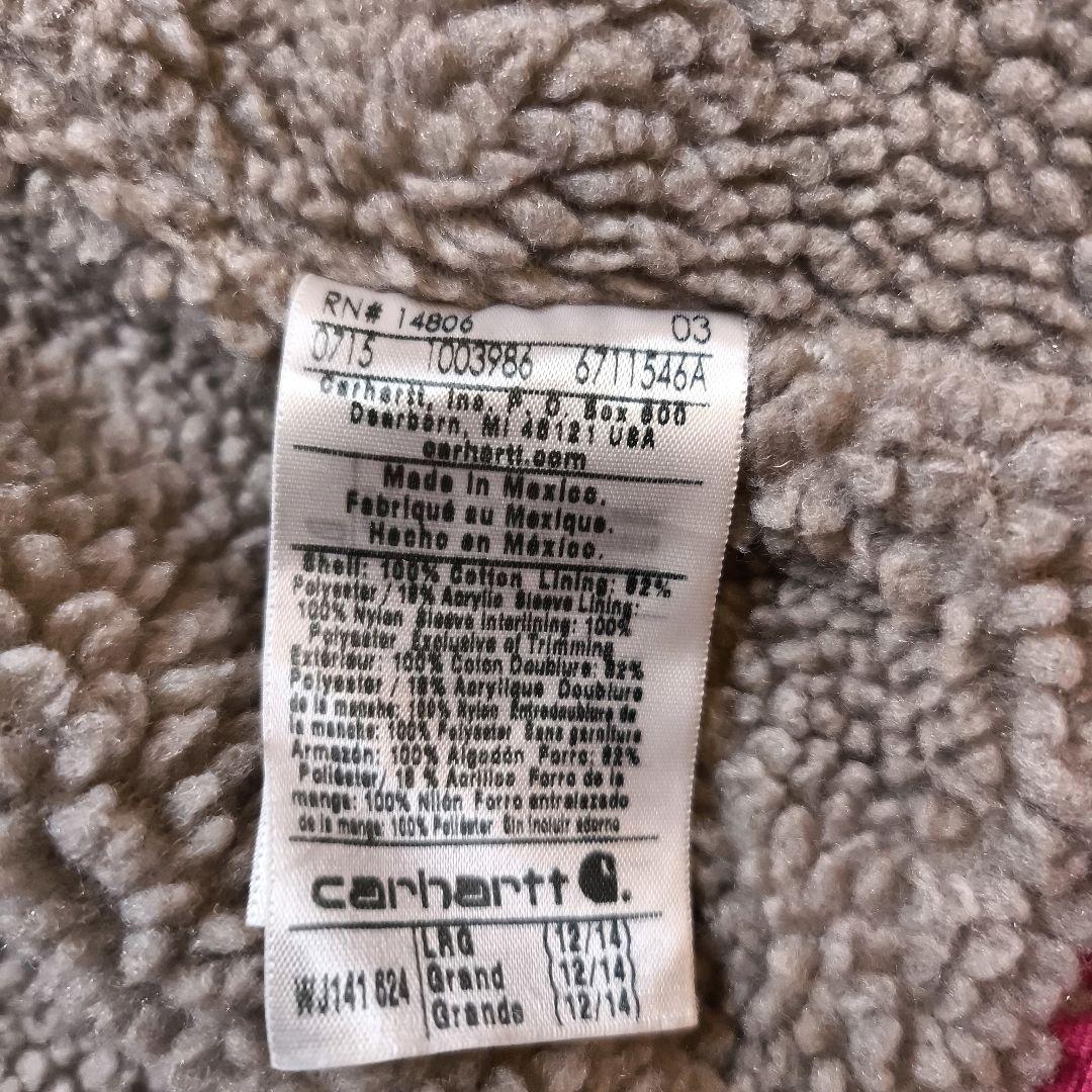 Carhartt シエラジャケット ピンク 裏ボア アクションプリーツ L