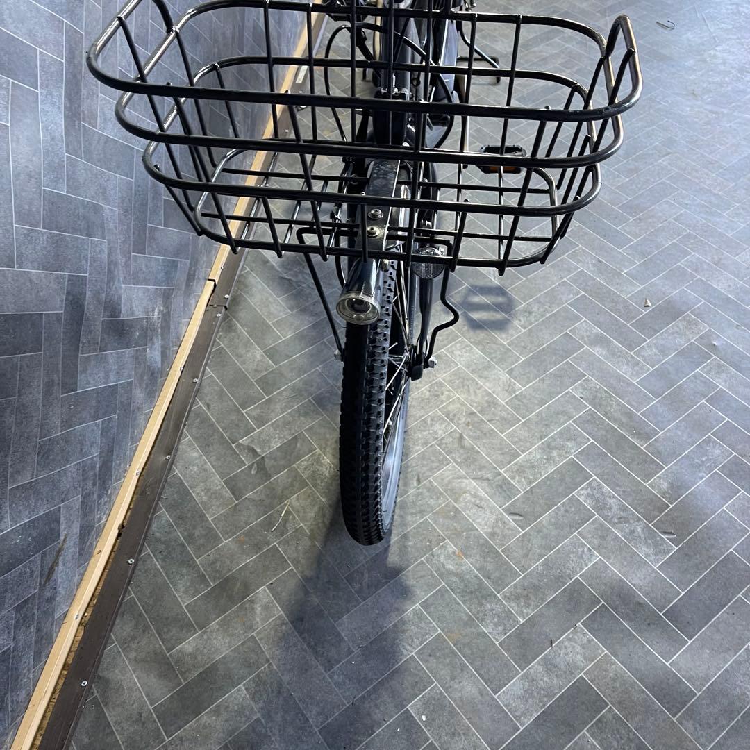 電動アシスト自転車 ブラック チャイルドシート付き