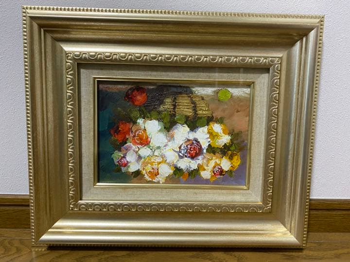 【SALE】横山邦夫　油絵　油彩　象元会会員　絵画　日本画家