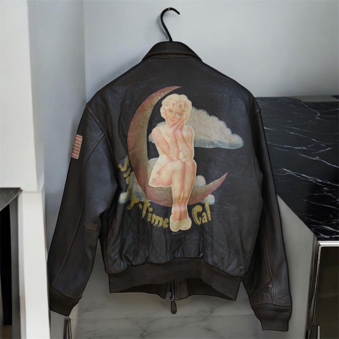 b*)様 AVIREX/A-2フライトジャケット/Sleepy-Time Gal