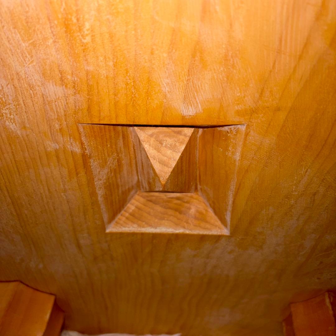 Baimei囲碁盤 本榧 天地柾目 ヘソ・脚付き 特大5.8寸