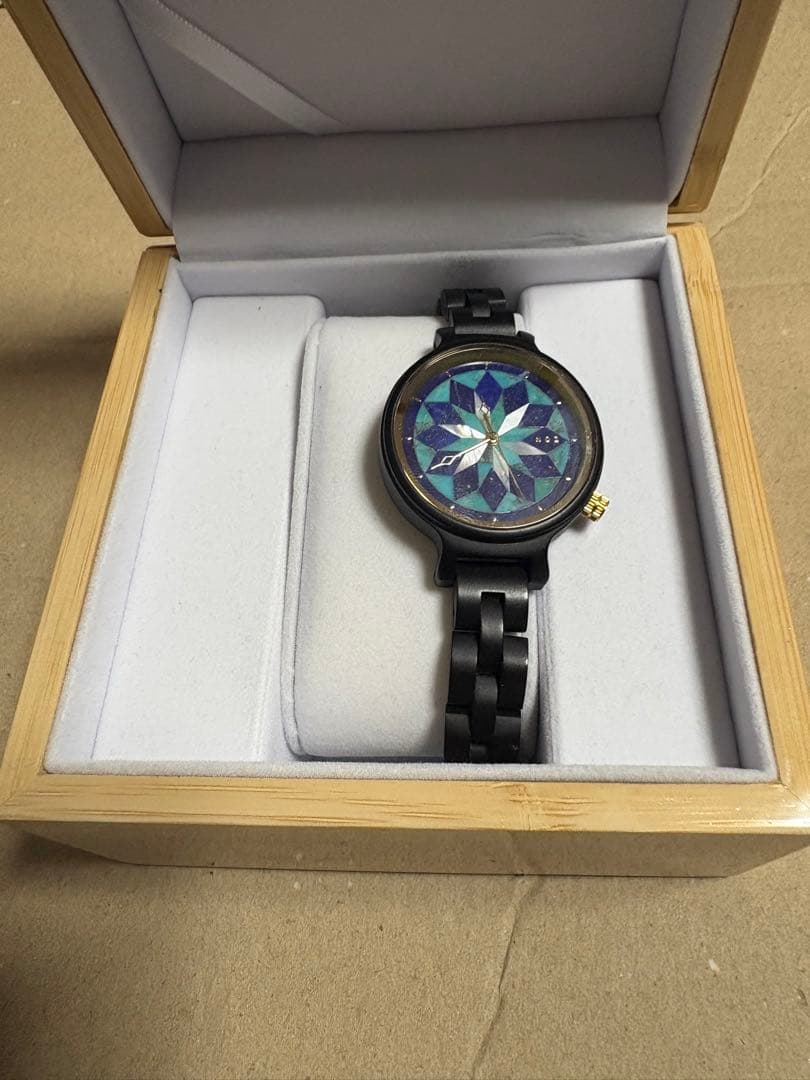 【お値下げ】NOZ 時計 アラベスク 天然木バンド 36mm